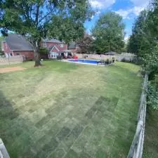 Regrading and Resoding a Back Yard with Emerald Green Zoysia in Owens Cross Roads, AL