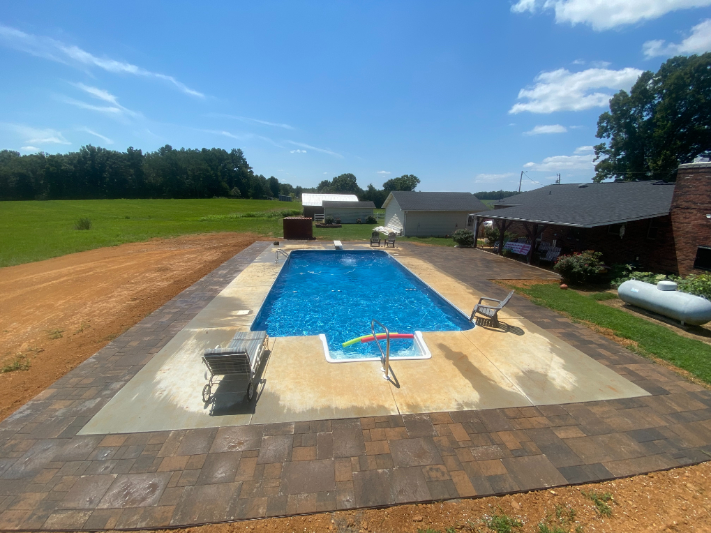 Pool patio