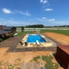 Pool Patio Install 1