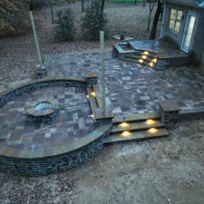 3 Tiered Paver Patio