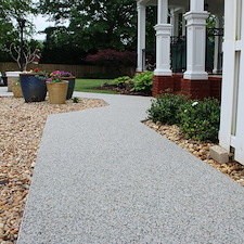 Fountain patio